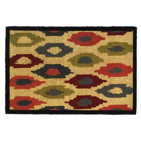 NIKKI CHU Serengeti Coir Doormat, Blue 5001019